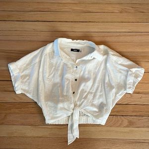 Urban Outfitters BDG Jena Tie Front Blouse